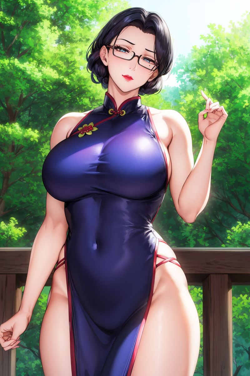 《[AI繪畫]美人母親整合肉嫁高柳傢》漫画 第03話