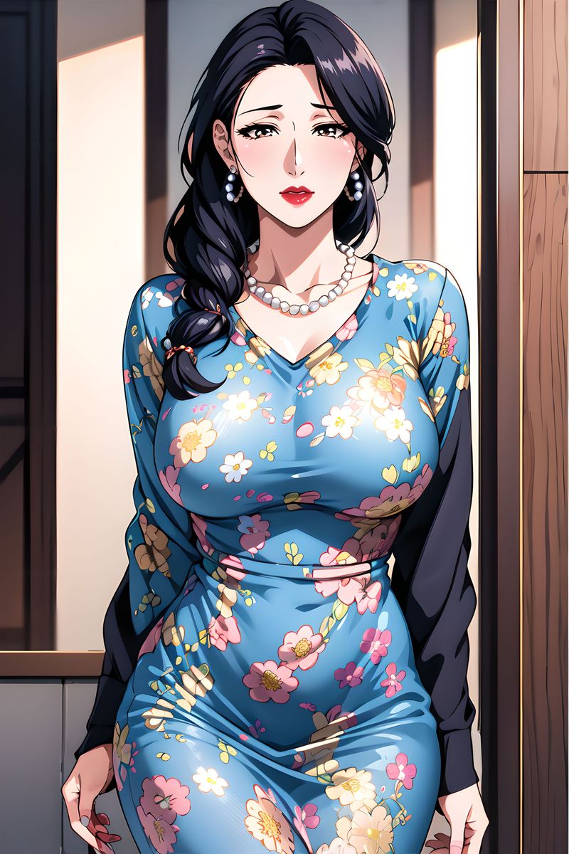 《[AI繪畫]美人母親整合肉嫁高柳傢》漫画 第03話