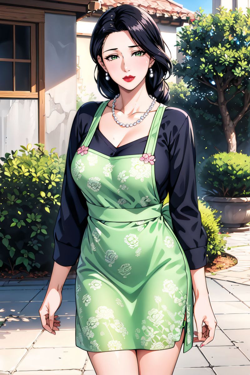 《[AI繪畫]美人母親整合肉嫁高柳傢》漫画 第03話