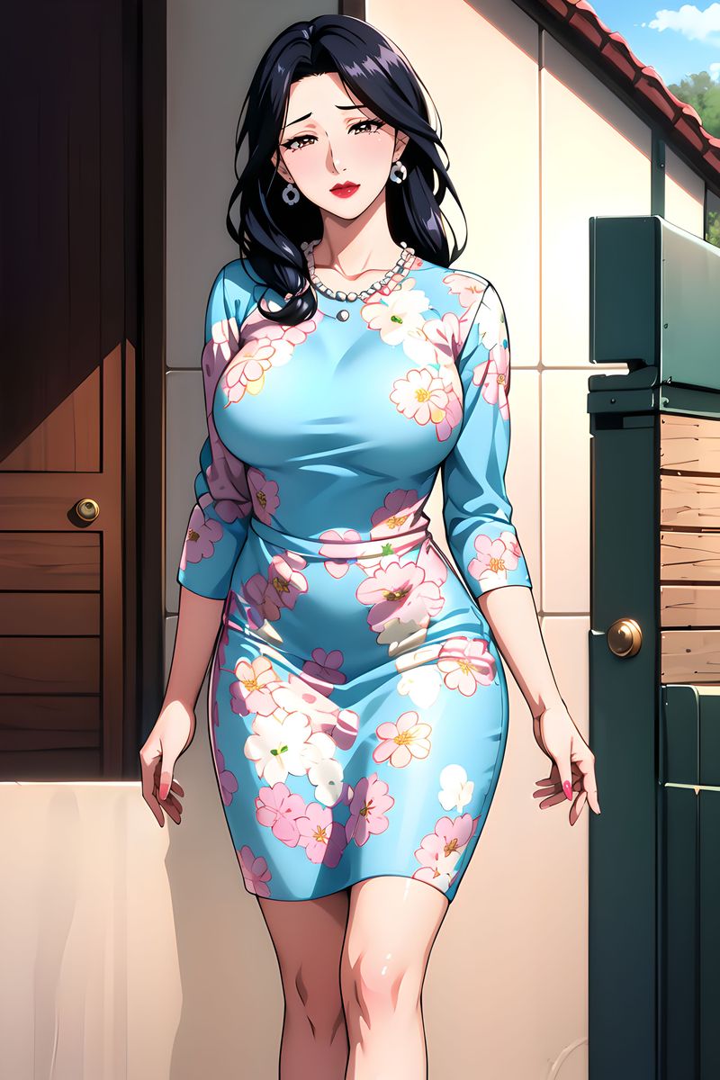 《[AI繪畫]美人母親整合肉嫁高柳傢》漫画 第03話