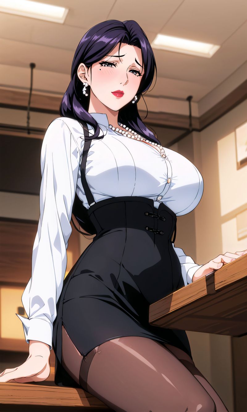 《[AI繪畫]美人母親整合肉嫁高柳傢》漫画 第04話