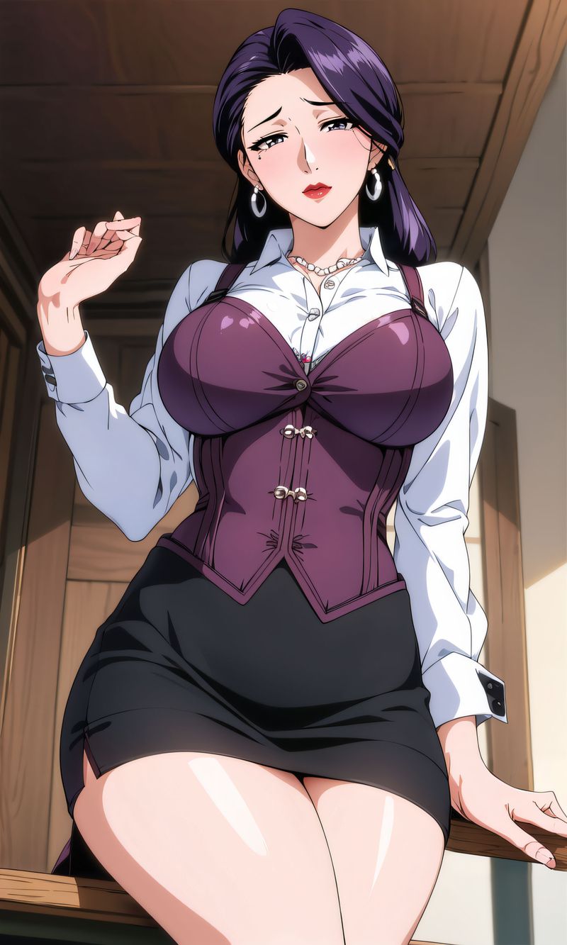 《[AI繪畫]美人母親整合肉嫁高柳傢》漫画 第04話