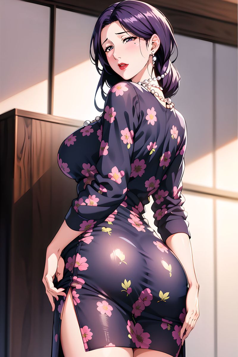 《[AI繪畫]美人母親整合肉嫁高柳傢》漫画 第04話