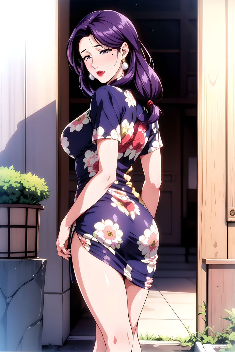 《[AI繪畫]美人母親整合肉嫁高柳傢》漫画 第04話