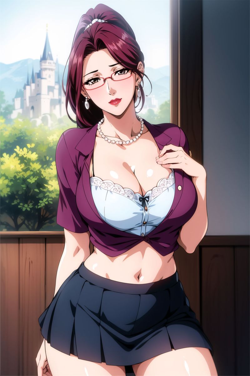 《[AI繪畫]美人母親整合肉嫁高柳傢》漫画 第05話
