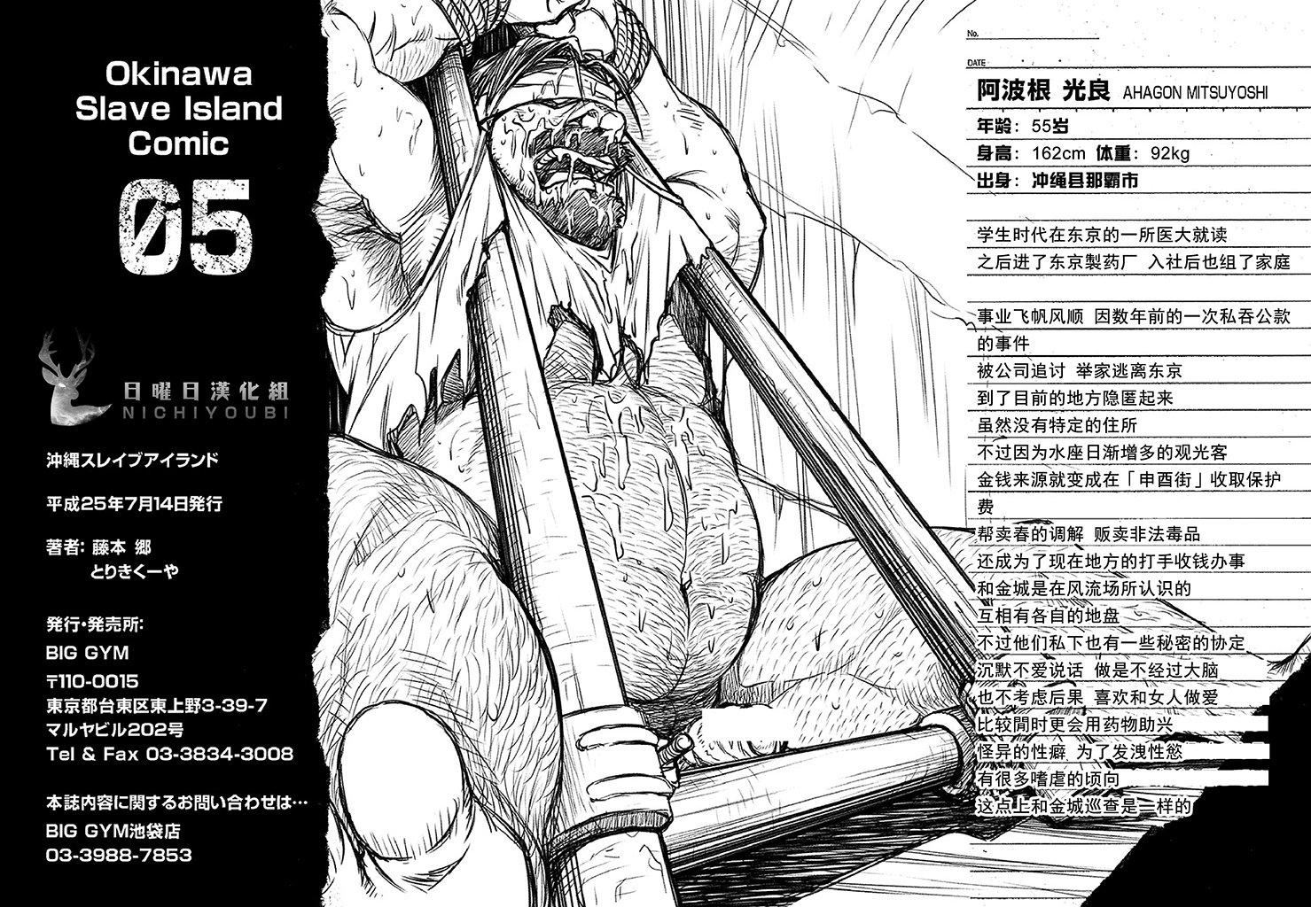 《[BIGGYM[藤本郷、とりきくーや]]沖縄スレイブアイランド》漫画 [BIGGYM[藤本郷、とりきくーや]]沖縄スレイブアイランド