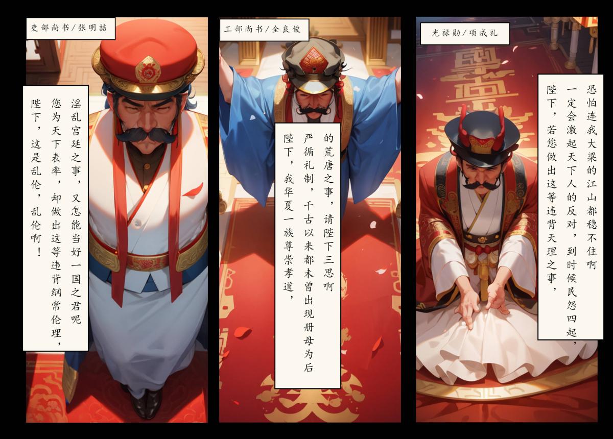 《[AI漫画]册母为后》漫画 06最终章