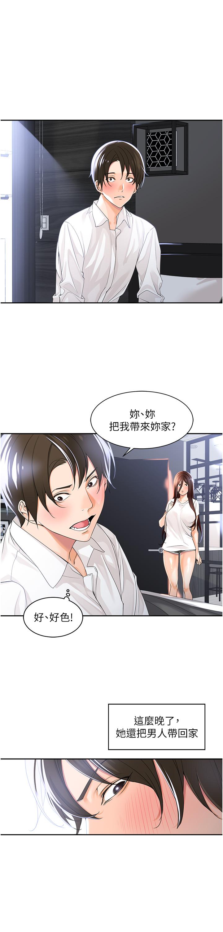 《工做狂女上司》漫画 第2話-大半夜帶男人回家？！