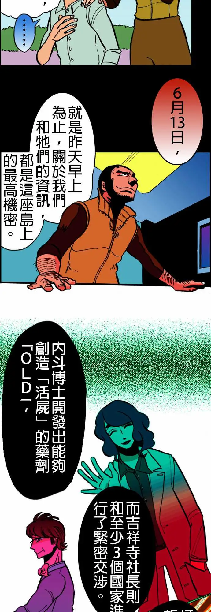 《活尸路上》漫画 第18话六个人