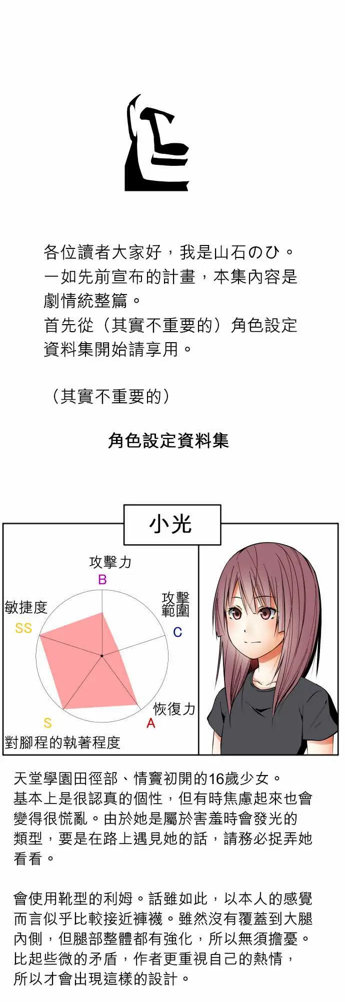 《可爱兵器》漫画 No.1～74某摩埃石像的报告