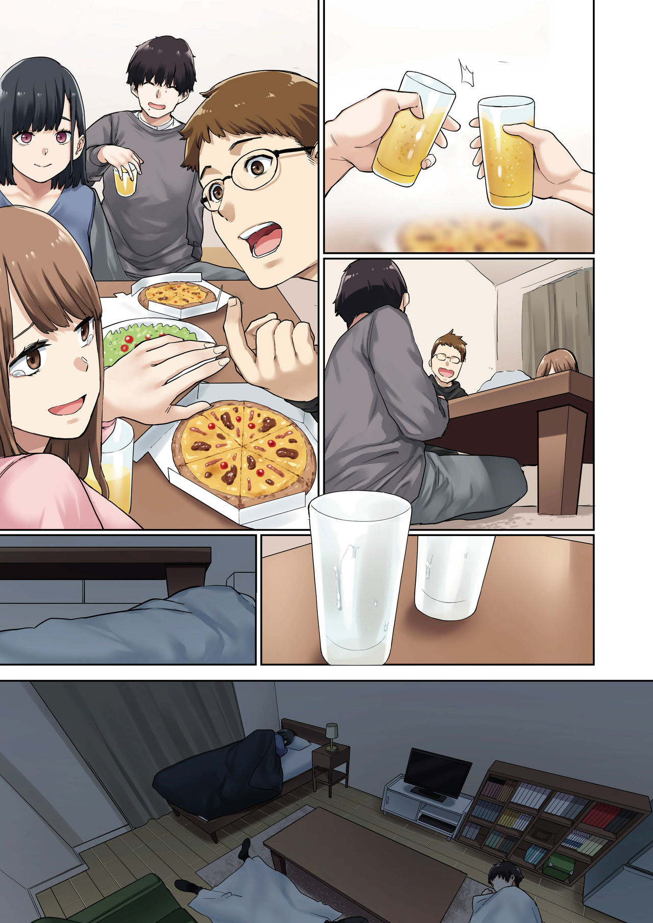 《[短篇]彼女が不在の间、彼女の亲友と四六时中、中出ししました。》漫画 开始阅读