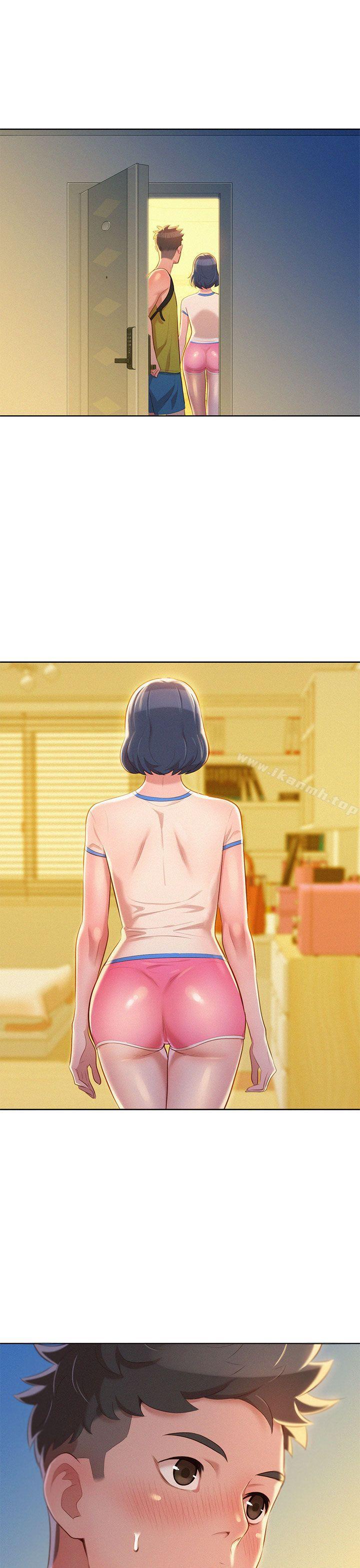 《漂亮乾姊姊》漫画 第19話-姊姊，妳不讓我進去喝杯水嗎?