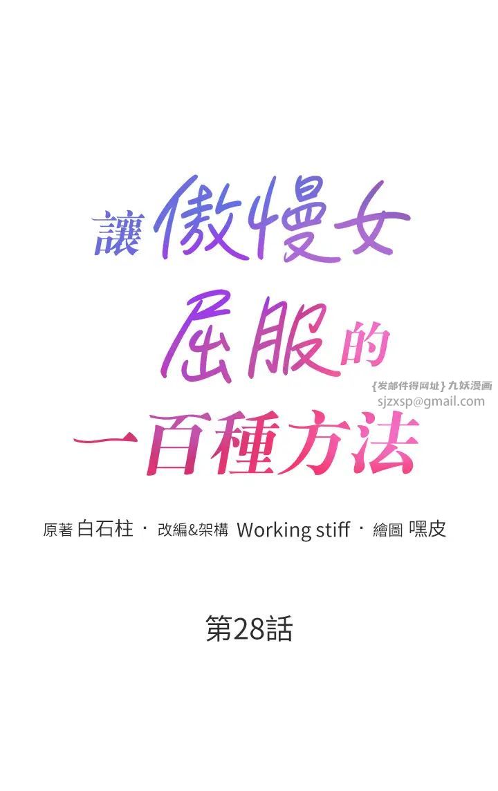 《讓傲慢女屈服的一百種方法》漫画 第28話-被眾人意淫的騷貨